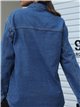 Sobrecamisa denim contraste azul (S-M-L)