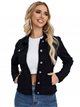 Basic denim jacket negro (S-XXL)