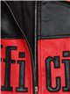 Chaqueta racing efecto piel black-red (S-M-L-XL)