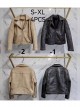 Faux leather jacket (S-M-L-XL)