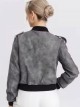 Faux leather bomber jacket (S-M-L-XL)