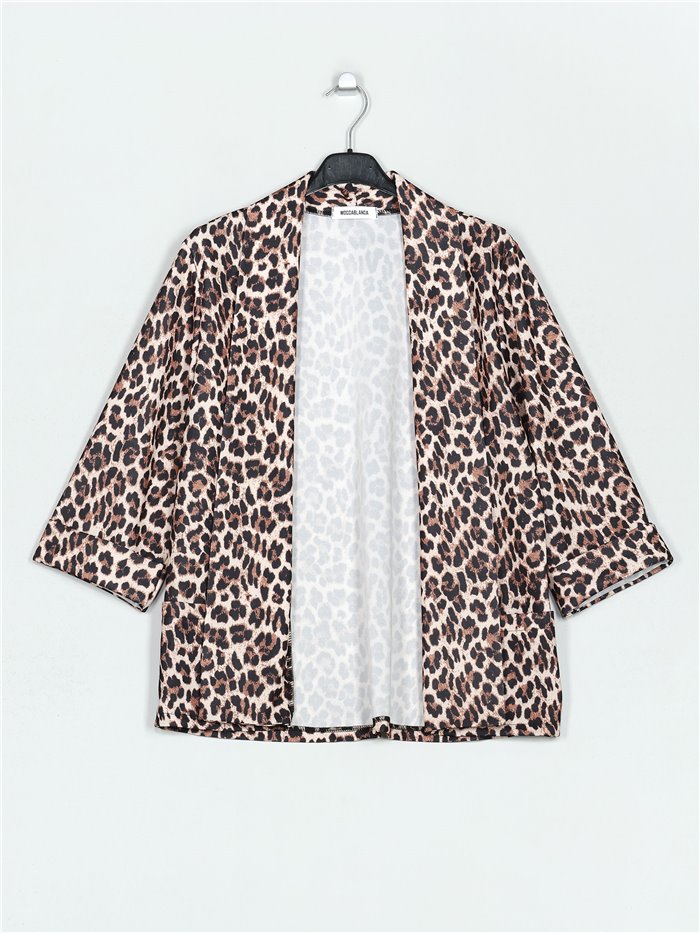 Leopard printblazer