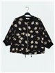 Printed bomber jacket