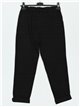 High waist trousers negro