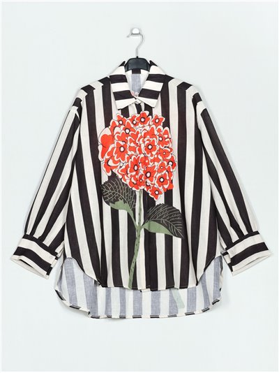 Printed overshirt