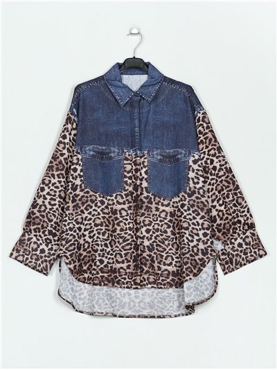 Printed overshirt