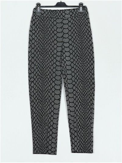 Metallic thread trousers