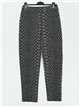 Metallic thread trousers