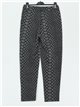 Metallic thread trousers