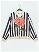 Printed bomber jacket