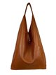 2 pieces Tote bag + crossbody bag marron