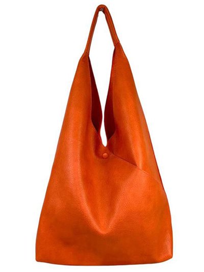 2 pieces Tote bag + crossbody bag naranja