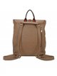 Backpack with flap kaki