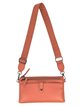 Mini crossbody bag with zip naranja