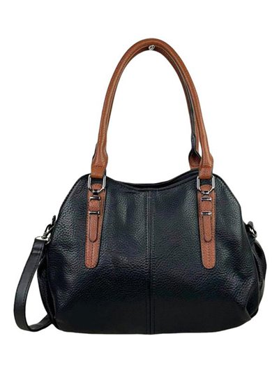 Citybag with handle detail negro