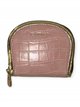 Mock croc print purses rosa