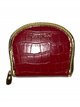 Mock croc print purses rojo