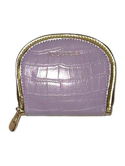 Mock croc print purses lila