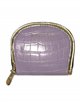 Mock croc print purses lila