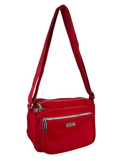 Nylon crossbody bag rojo