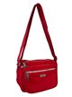 Nylon crossbody bag rojo