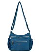 Nylon crossbody bag azul-petroleo