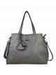 Citybag with pendant gris