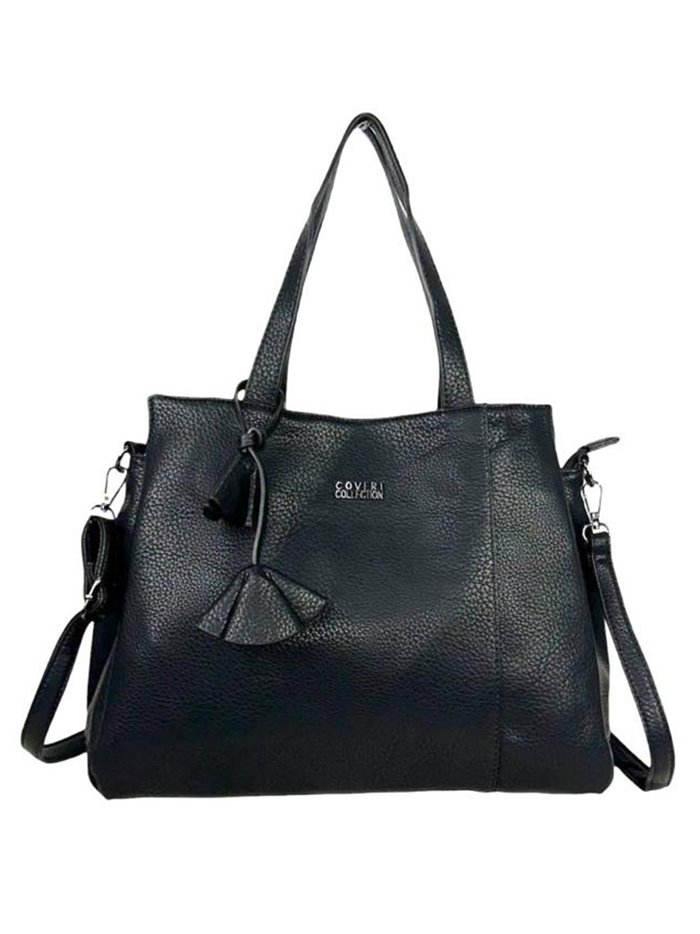 Citybag with pendant negro