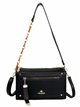 Crossbody bag with chain negro