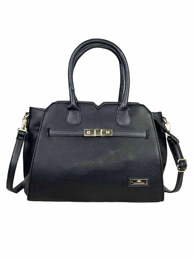 Citybag with metallic detail negro