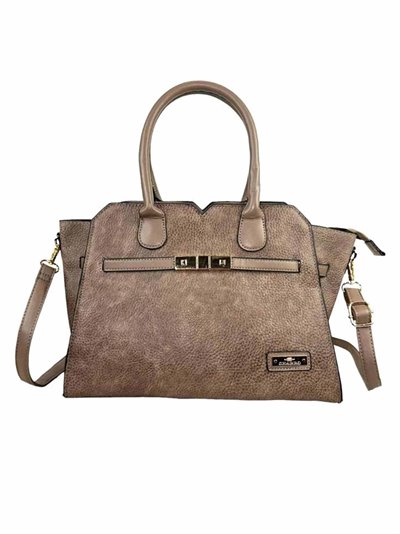 Citybag with metallic detail apricot