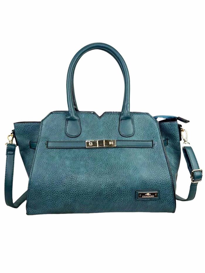 Citybag with metallic detail azul-vaquero