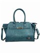 Citybag with metallic detail azul-vaquero