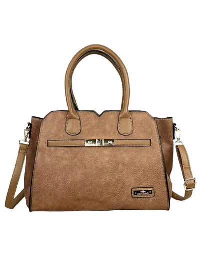 Citybag with metallic detail kaki