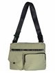 Nylon crossbody bag verde-claro