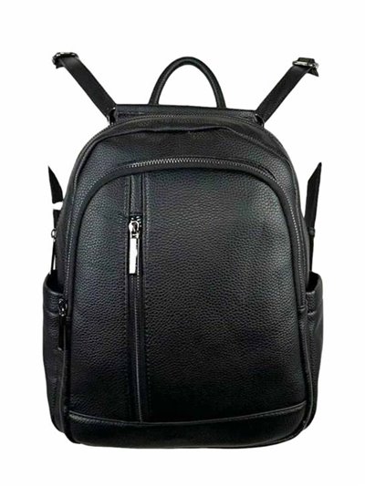 Mochila cremalleras negro