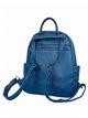 Backpack with zip azul