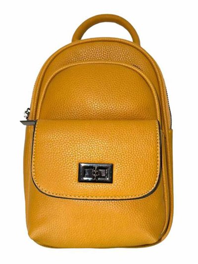 Minimal backpack amarillo