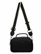 Crossbody bag with zip negro