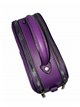 Bandolera cremalleras morado