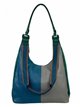 Contrast tote bag verde