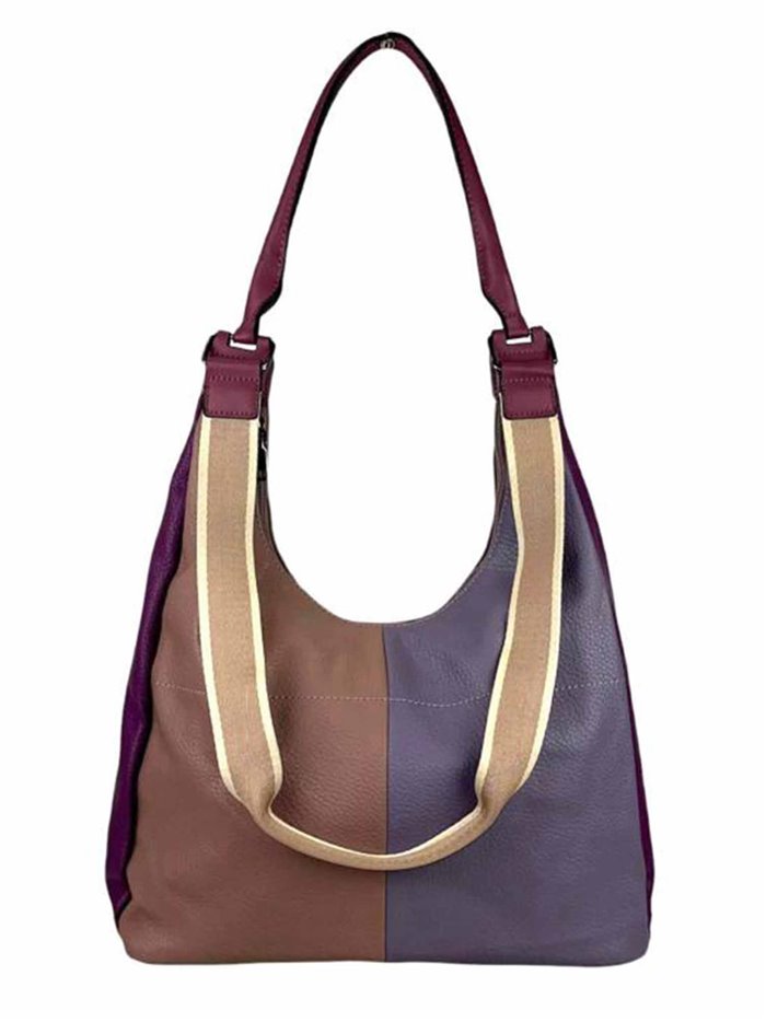 Contrast tote bag rosa