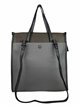 Contrast tote bag gris