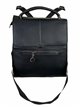 Minimal backpack with flap negro