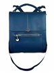 Minimal backpack with flap azul-marino