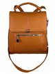 Minimal backpack with flap marron