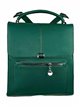 Minimal backpack with flap verde