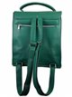 Minimal backpack with flap verde