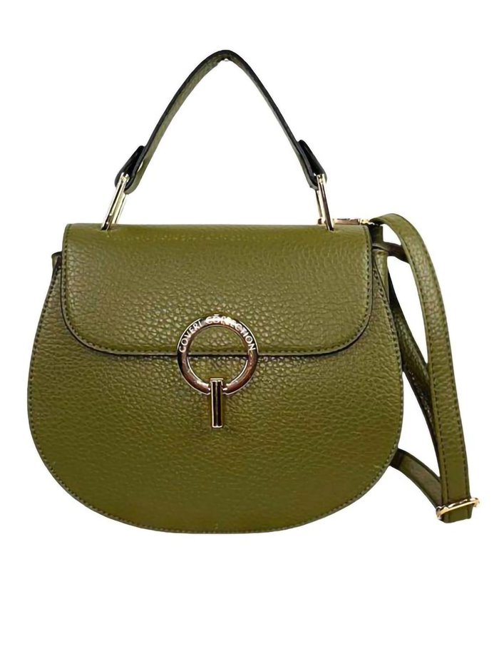 Mini citybag solapa verde-olivo