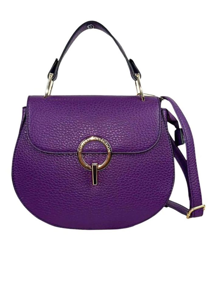 Mini citybag solapa morado